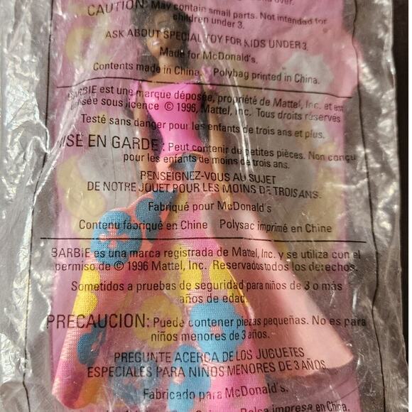 1996 McDonalds Blossom Beauty Barbie 5 Sealed in Package - Picture 2 of 2